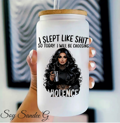 I Slept Like Sh*t - UVDTF Decal for cups/hard surfaces sticker