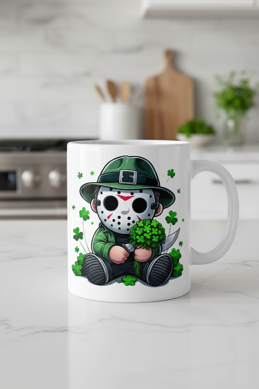 Calcomanía UVDTF de Michael Myers de Irlanda