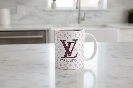 Louis Vuitton Pink - UVDTF Wrap for cups/hard surfaces sticker