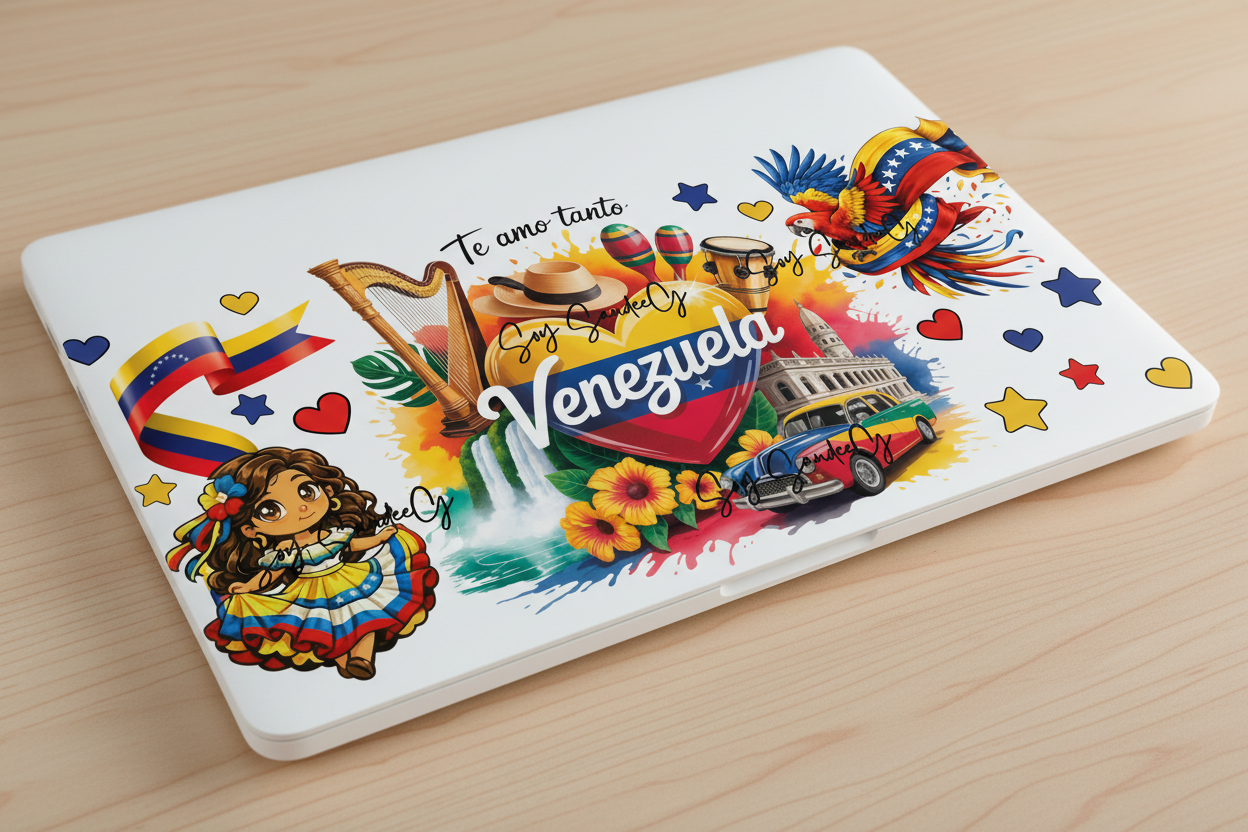 Venezuela - UVDTF Wrap for cups/hard surfaces sticker