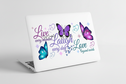 Live Laugh Love - UVDTF Wrap for cups/hard surfaces sticker