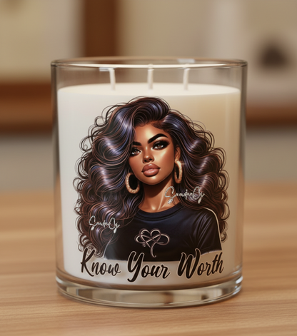 Know Your Worth - UVDTF Decal for cups/hard surfaces sticker