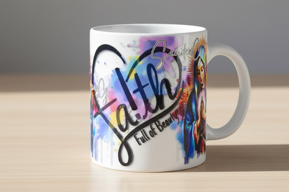 Faith Virgen - UVDTF Wrap for cups/hard surfaces sticker