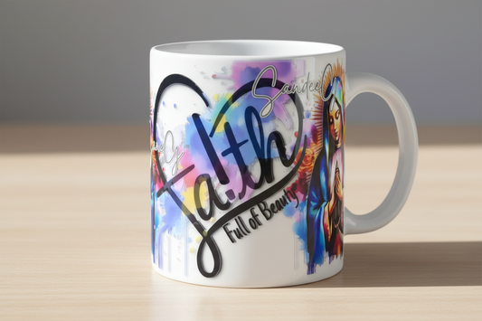 Faith Virgen - UVDTF Wrap for cups/hard surfaces sticker