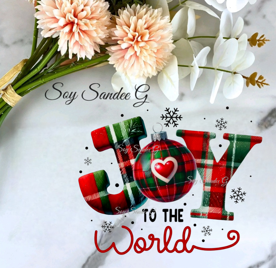 Joy to the World - UVDTF Decal for cups/hard surfaces sticker