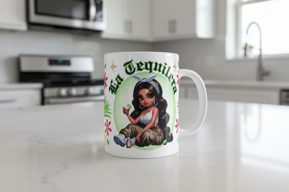 La Tequilera (Tequila Girl) - UVDTF Wrap for cups/hard surfaces sticker