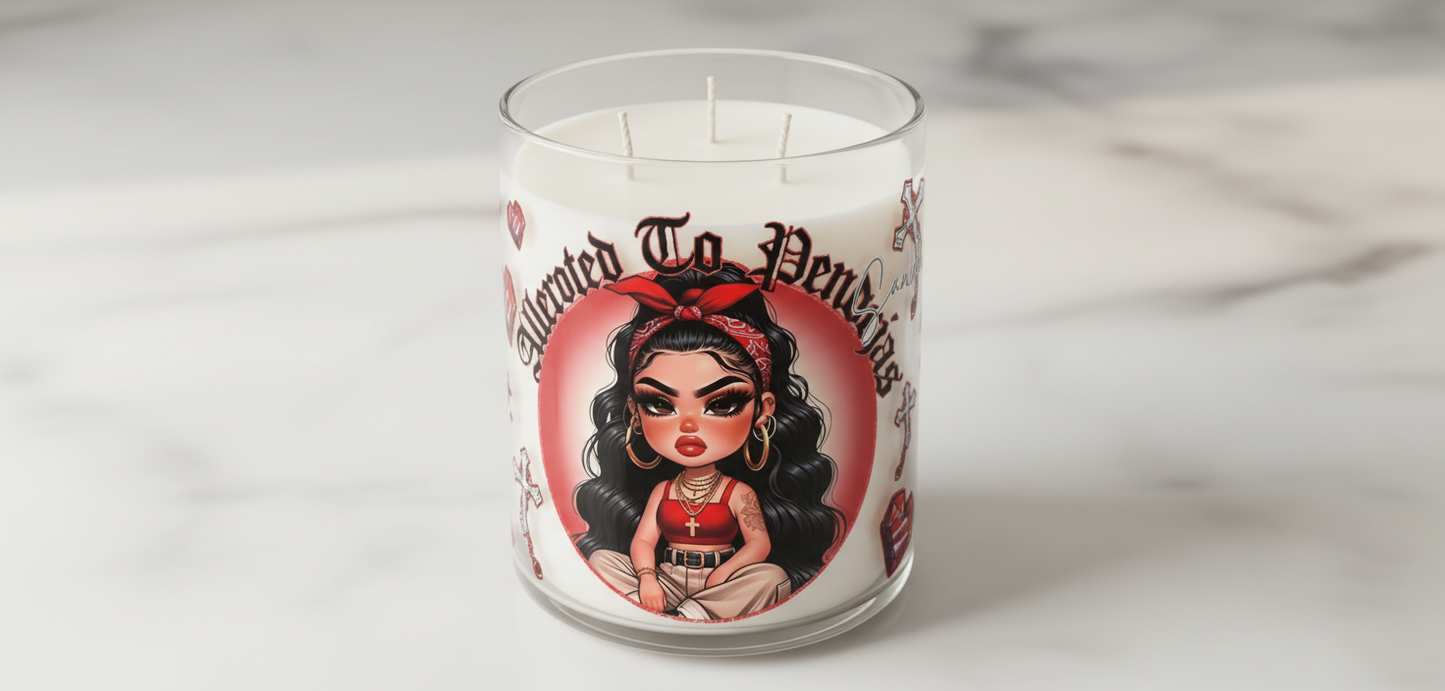 Allergic to Pendejas Red - UVDTF Wrap for cups/hard surfaces sticker