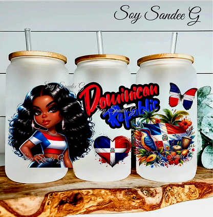 Dominican Republic Cutie - UVDTF Wrap for cups/hard surfaces sticker