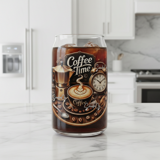 Coffee Time - UVDTF Decal for cups/hard surfaces sticker