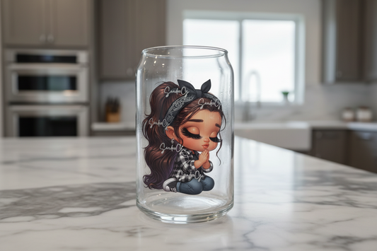 Praying Cutie - UVDTF Decal for cups/hard surfaces sticker
