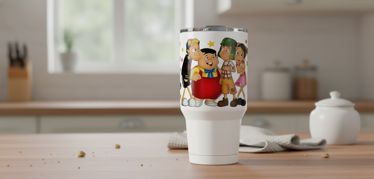 Chespirito Buddies - UVDTF Wrap for cups/hard surfaces sticker
