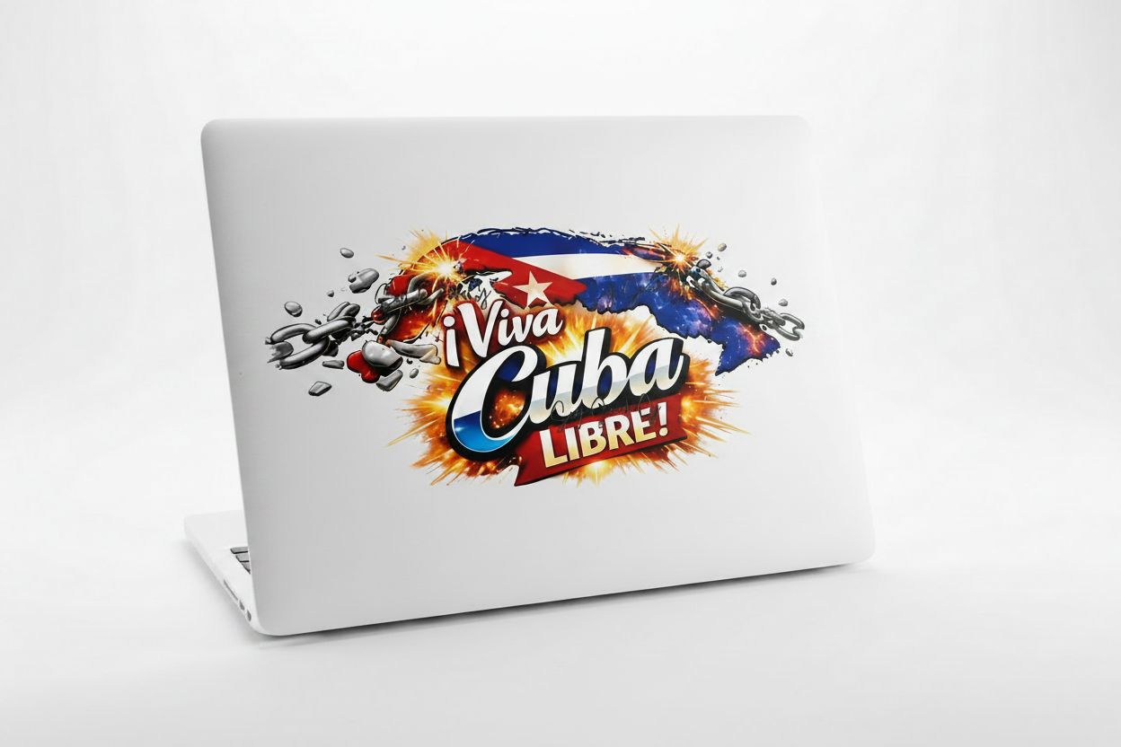 Cuba Libre - UVDTF Wrap for cups/hard surfaces sticker