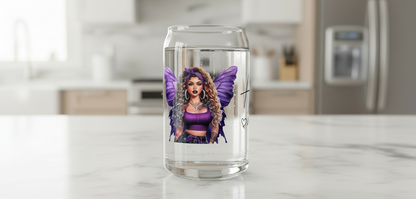 Hello Gorgeous Purple - UVDTF Wrap for cups/hard surfaces sticker