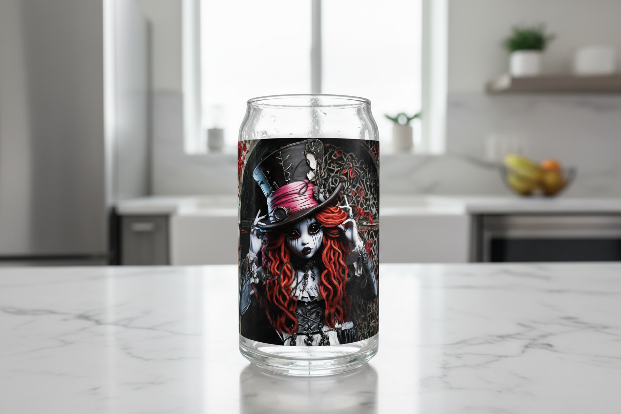 Pop Hat Cutie - UVDTF Wrap for cups/hard surfaces sticker
