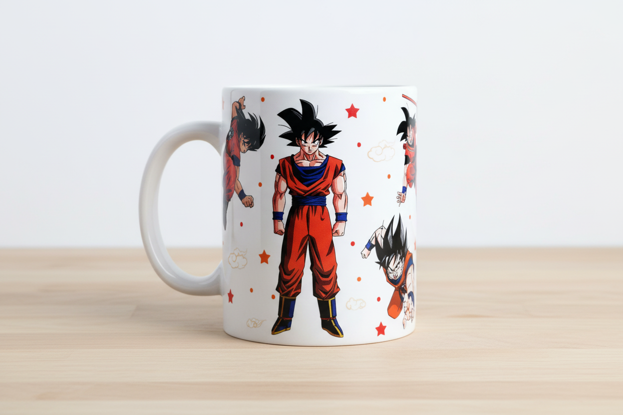 Dragonball Red Uniform - UVDTF wrap for cups/hard surfaces sticker