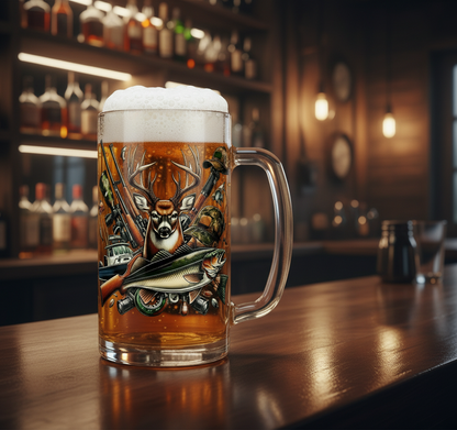 Fish, Shoot, Hunt - UVDTF Decal for cups/hard surfaces sticker