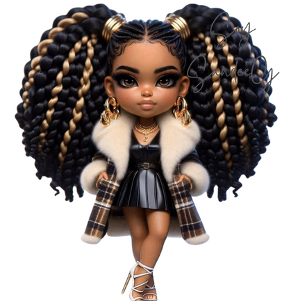 Cutie #1 - UVDTF Decal for cups/hard surfaces sticker