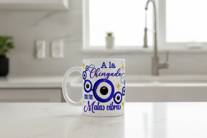 Evil Eye Malas Vibras - UVDTF Wrap for cups/hard surfaces sticker