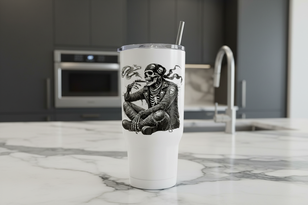 Biker Guy - UVDTF Decal for cups/hard surfaces sticker