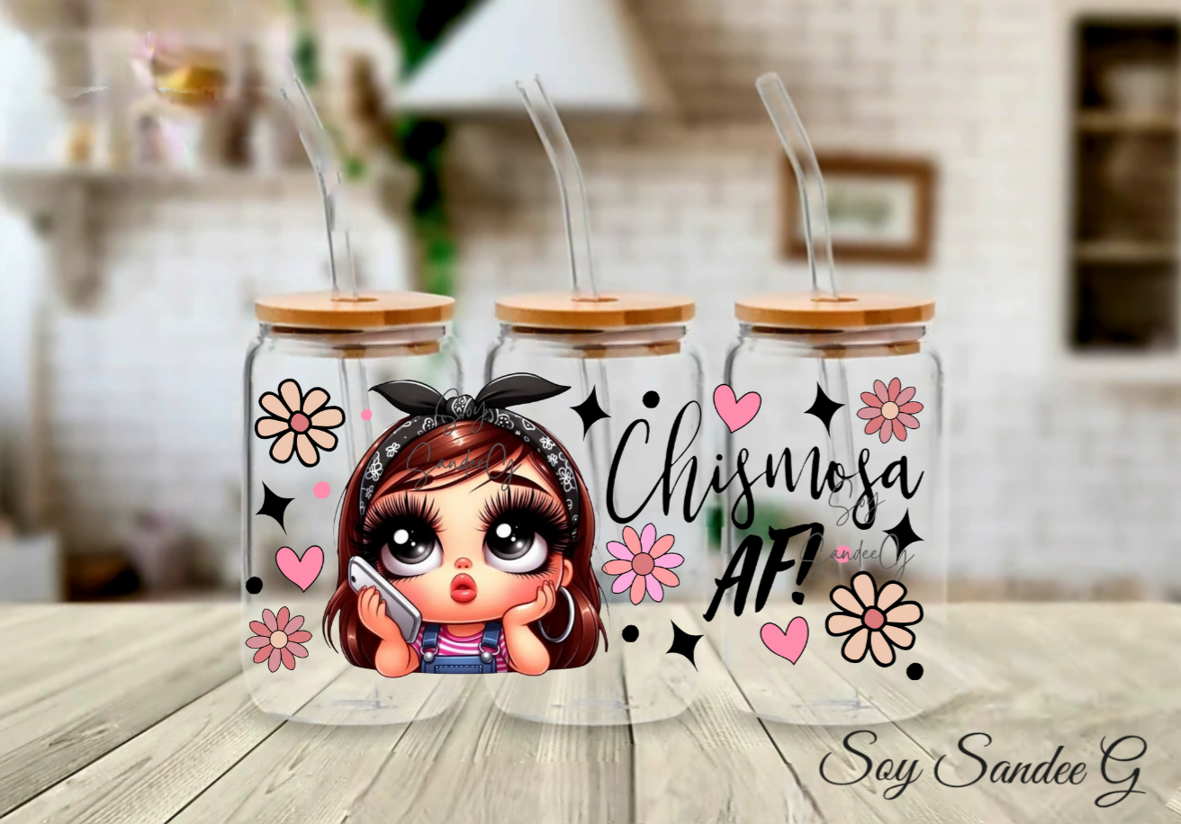 Chismosa AF! - UVDTF Wrap for cups/hard surfaces sticker