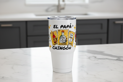 El Papá Chingón - UVDTF Wrap for cups/hard surfaces sticker