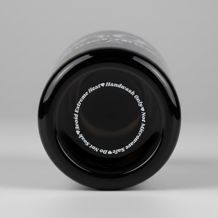 Cup Care - UVDTF Decal with cup instructions sticker