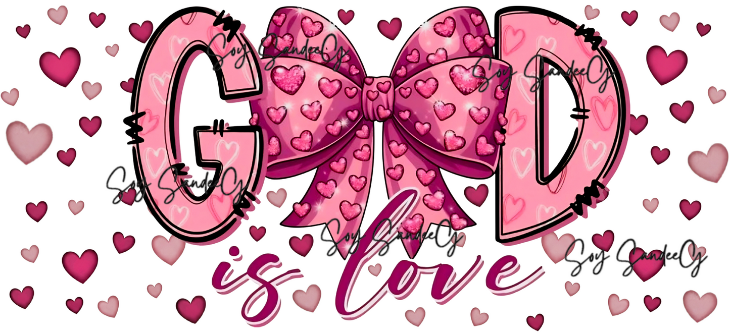 God is Love - UVDTF Wrap for cups/hard surfaces sticker