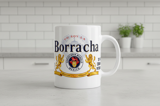 Borracha (Drunk) - UVDTF Wrap for cups/hard surfaces sticker