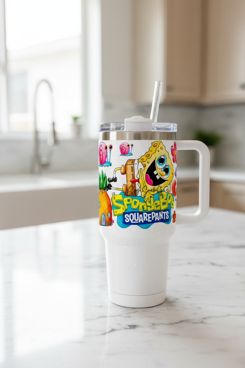Spongebob & Friends - UVDTF wrap for cups/hard surfaces sticker