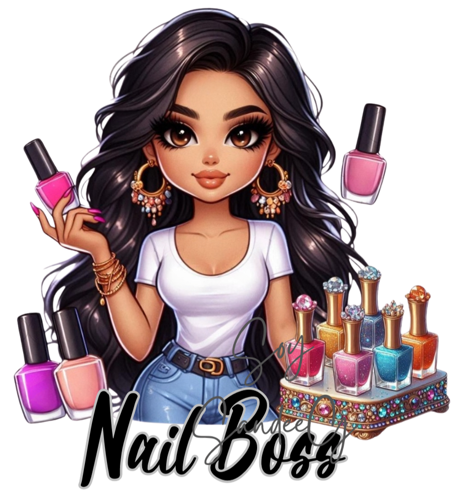Nail Boss Cutie - UVDTF Decal for cups/hard surfaces sticker