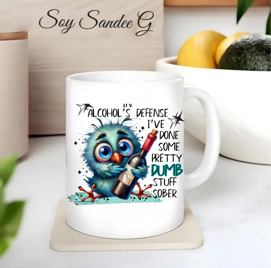 In Alcohols Defense - UVDTF Decal for cups/hard surfaces sticker