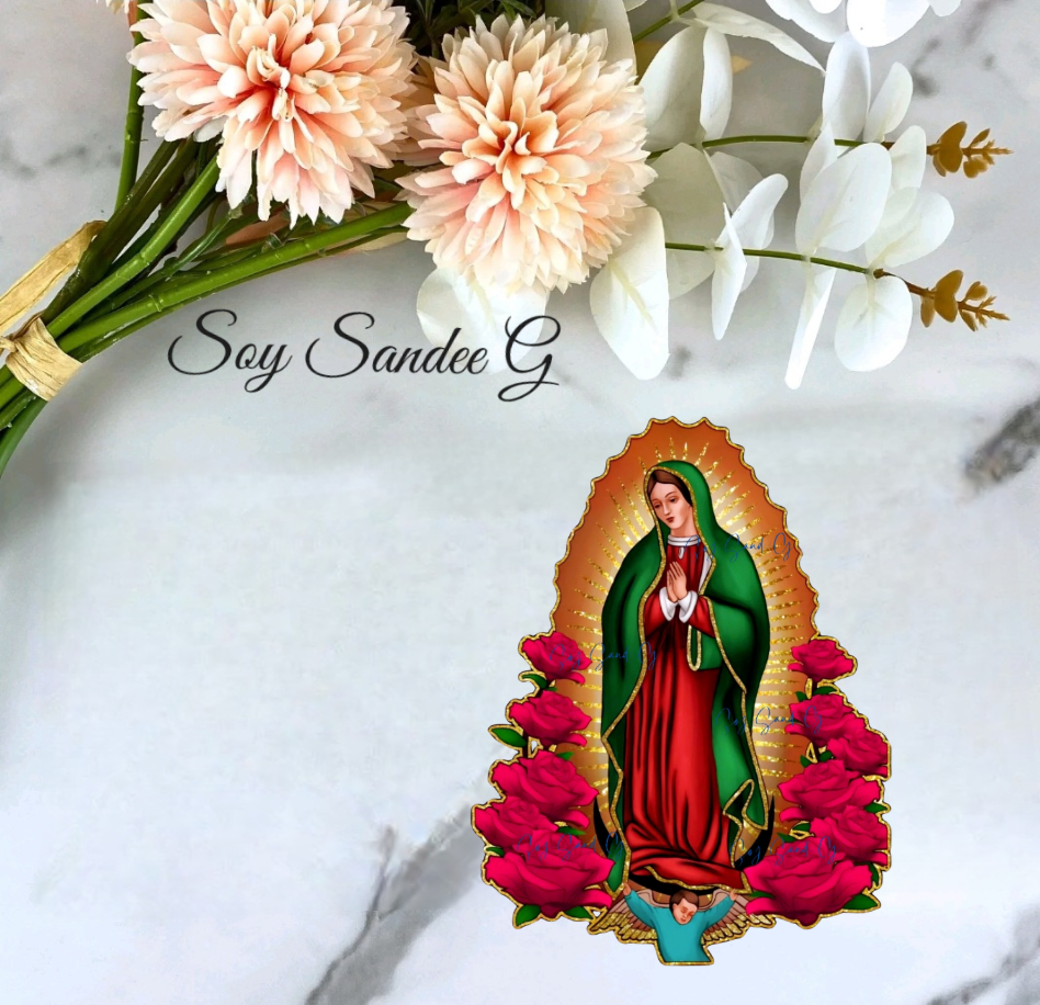 Virgen de Guadalupe - UVDTF Decal for cups/hard surfaces sticker
