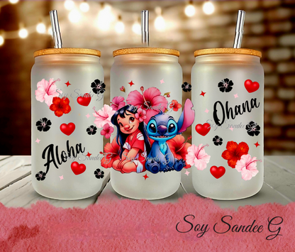 Aloha Ohana - UVDTF Wrap for cups/hard surfaces sticker