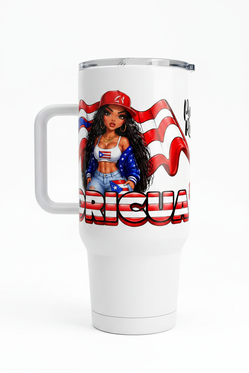NY Boricua - UVDTF Wrap for cups/hard surfaces sticker