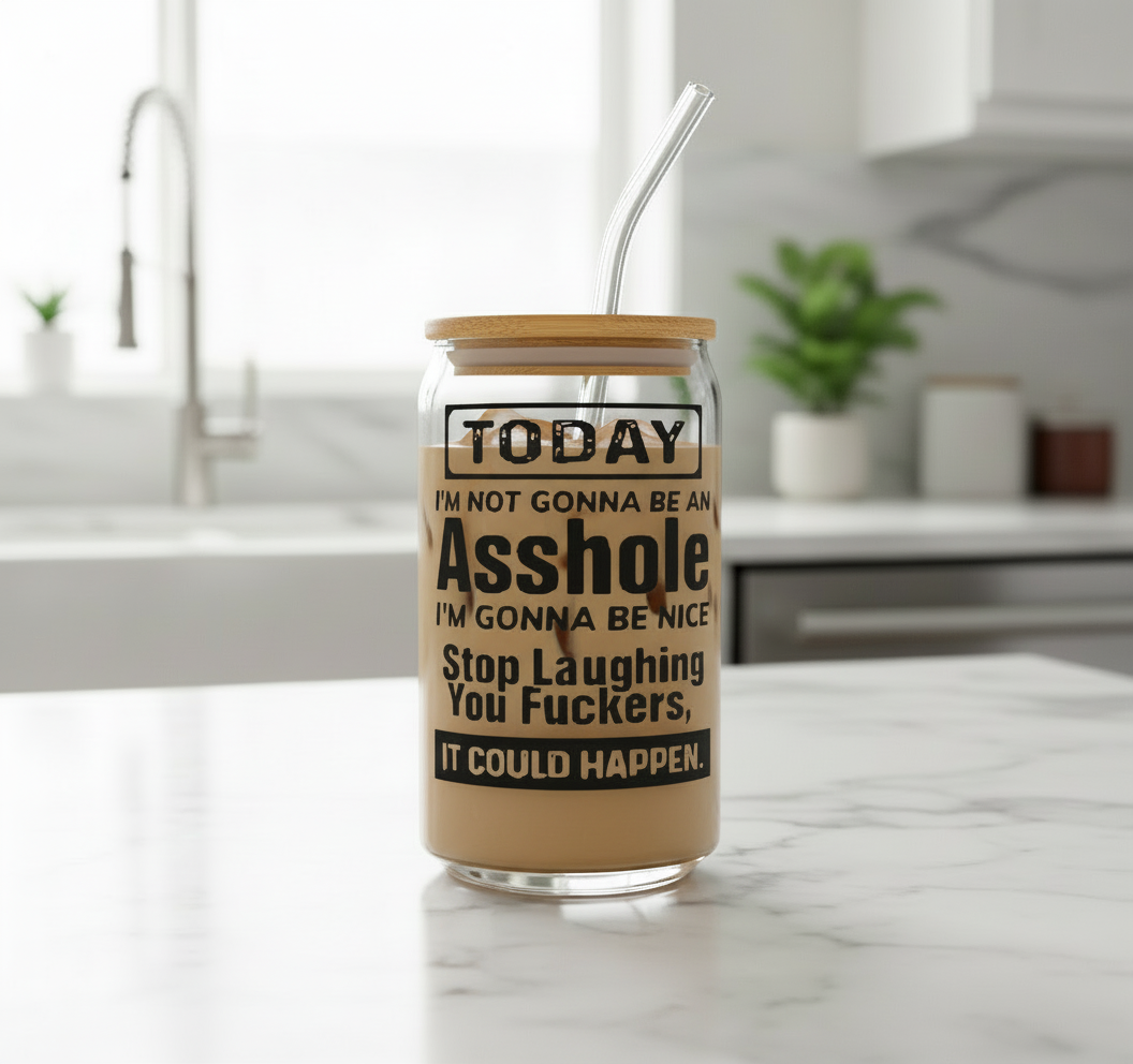 Today I'm Not Gonna Be... - UVDTF decal for cups/hard surfaces sticker