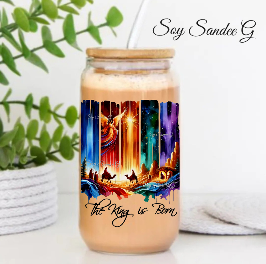 The King is Born - UVDTF Decal for cups/hard surfaces sticker