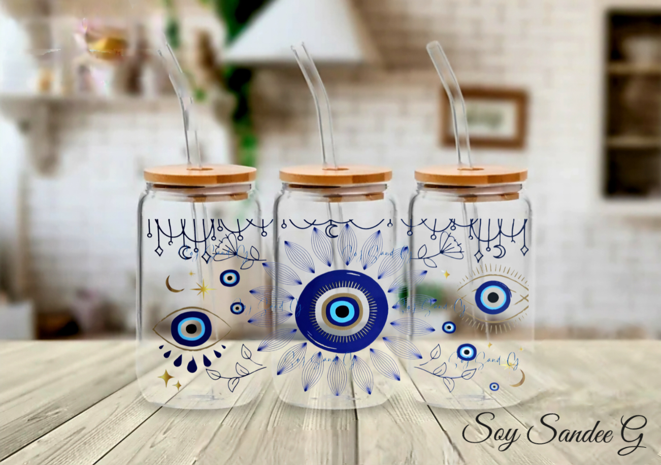 Blue Eyed Dreamcathcher - UVDTF Wrap for cups/hard surfaces sticker