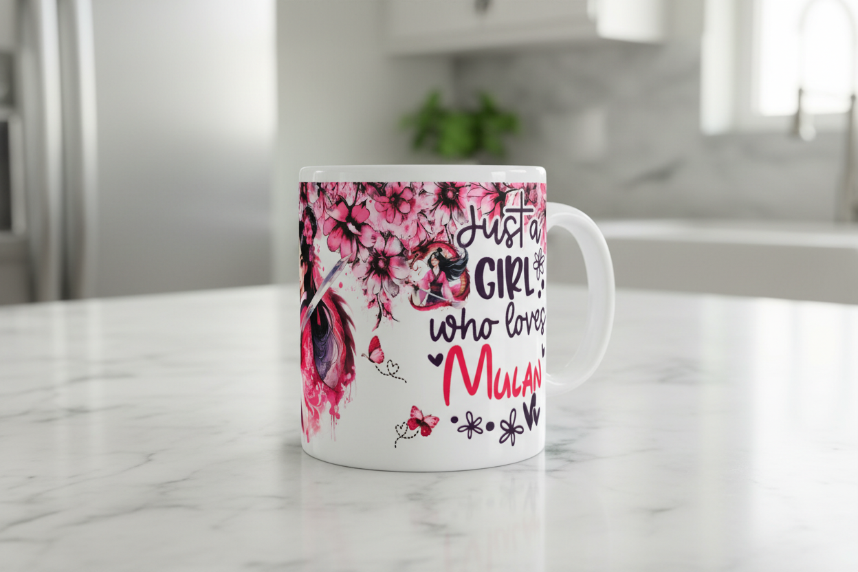 Mulan - UVDTF Wrap for cups/hard surfaces sticker