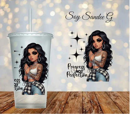 Progress NOT Perfection - UVDTF Decal for cups/hard surfaces sticker
