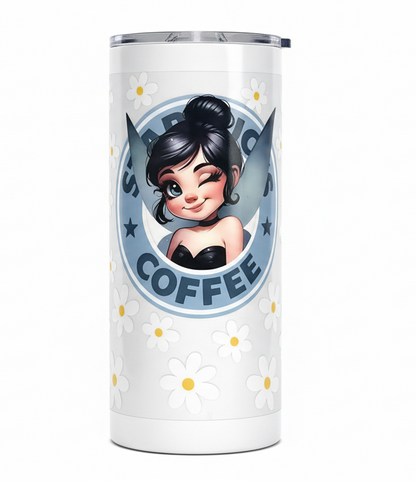 Dark Hair Fairy - UVDTF Wrap for cups/hard surfaces sticker