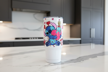 Coser envolturas UVDTF de San Valentín