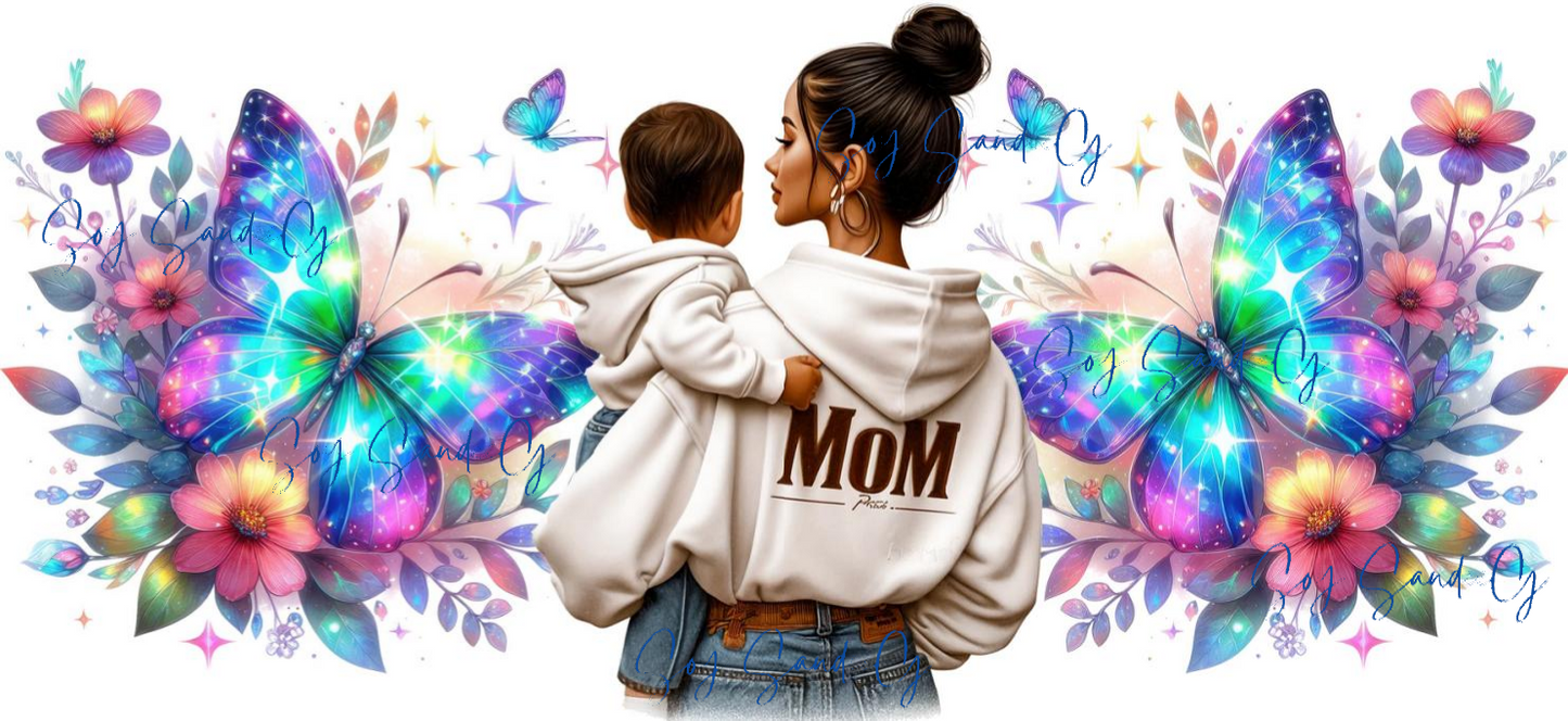 Mom & Son - UVDTF Wrap for cups/hard surfaces sticker