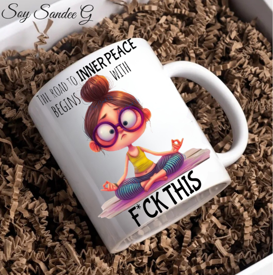 The Road to Inner Peace - UVDTF Decal for cups/hard surfaces sticker