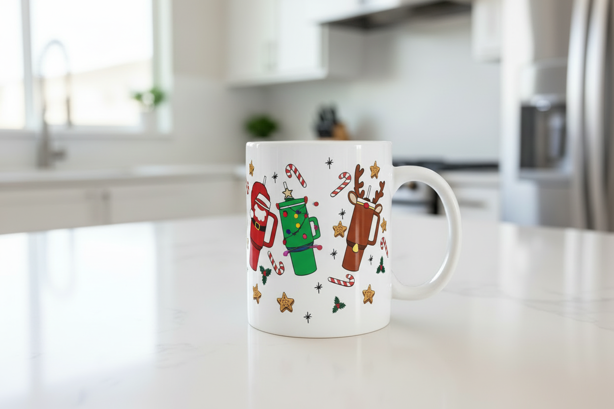Christmas Stans - UVDTF Wrap for cups/hard surfaces sticker