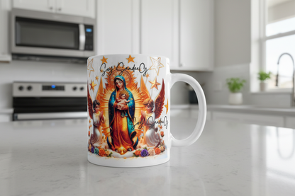 Virgencita & Angels - UVDTF Wrap for cups/hard surfaces sticker