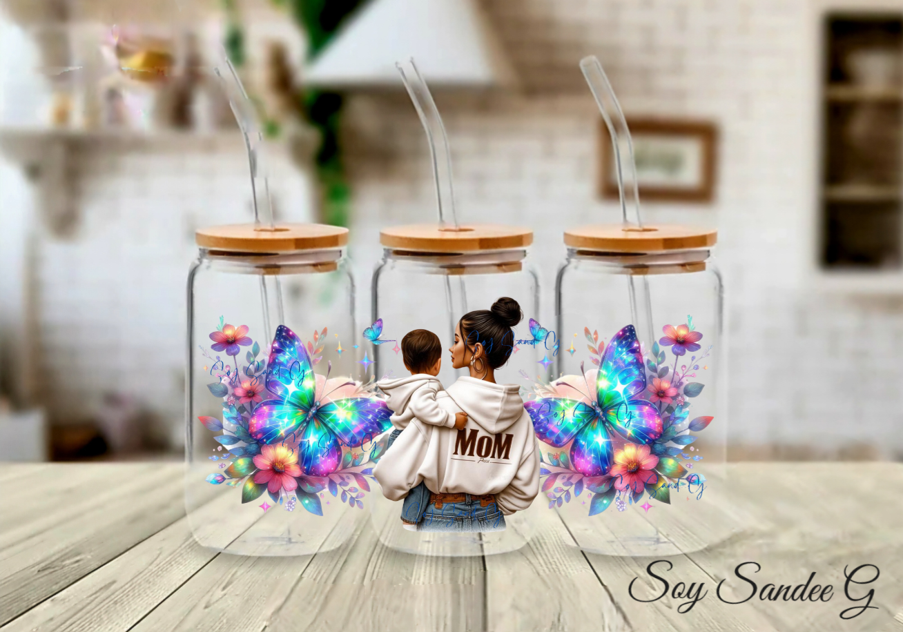 Mom & Son - UVDTF Wrap for cups/hard surfaces sticker