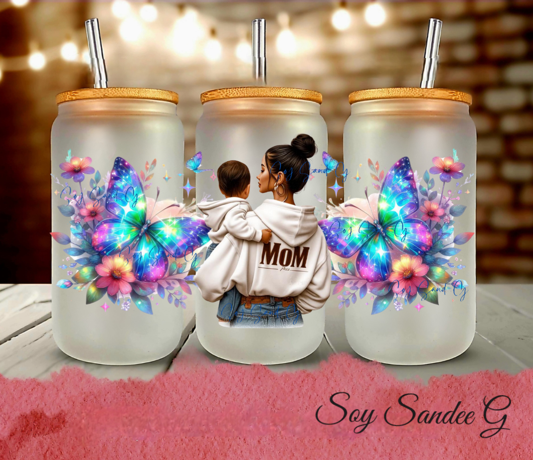 Mom & Son - UVDTF Wrap for cups/hard surfaces sticker