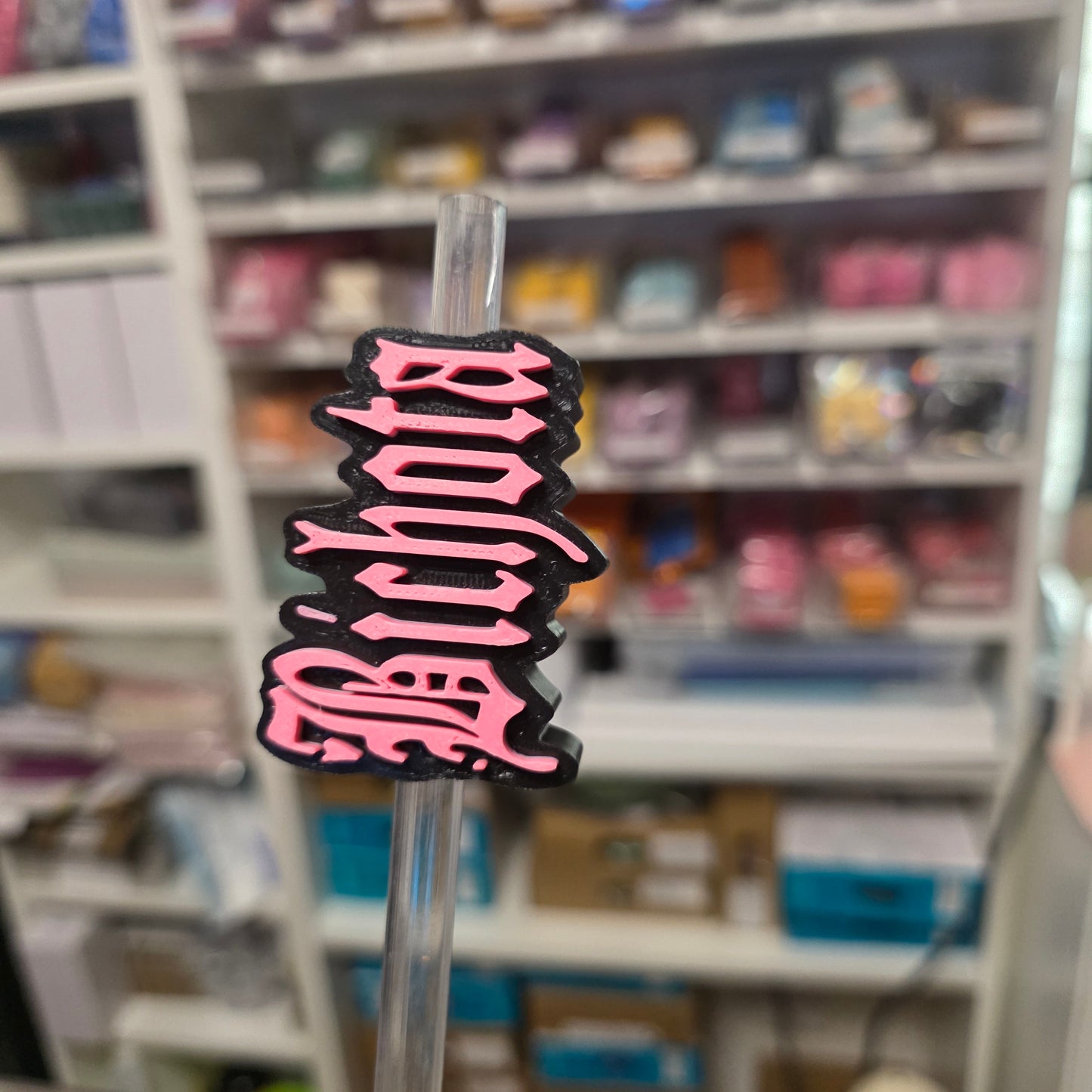 3D Straw Topper
