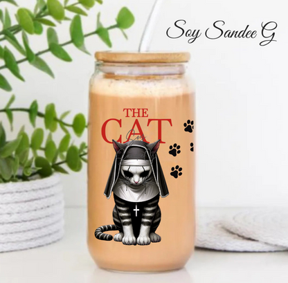 The Nun Cat - UVDTF Decal for cups/hard surfaces sticker
