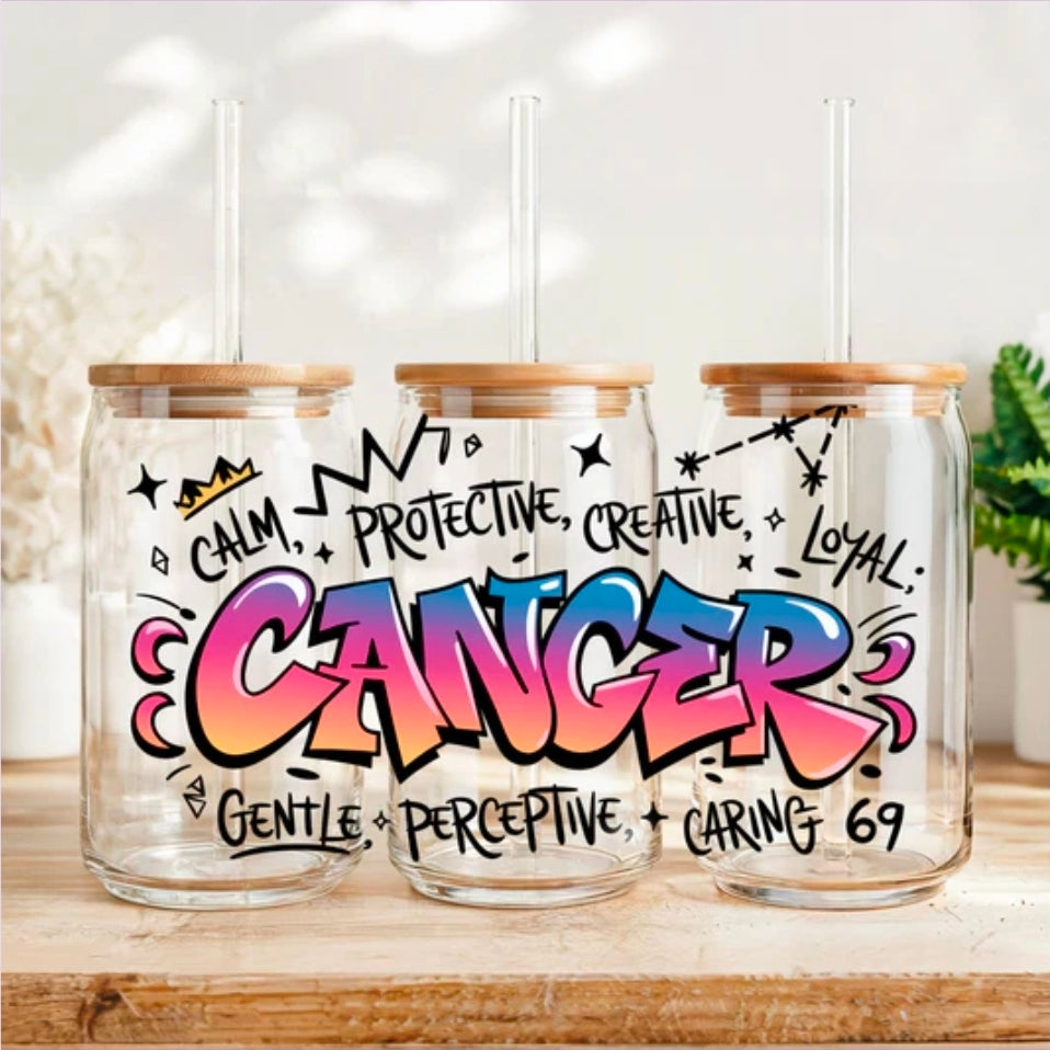 Graffiti Cancer - UVDTF Wrap for cups/hard surfaces sticker